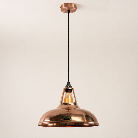 Cawston XL Solid Copper Coolicon Pendant - 14 Inch | Factory Second