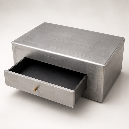 Blackhawk - Aluminium Aviation Storage Chest | Riveted Industrial Design