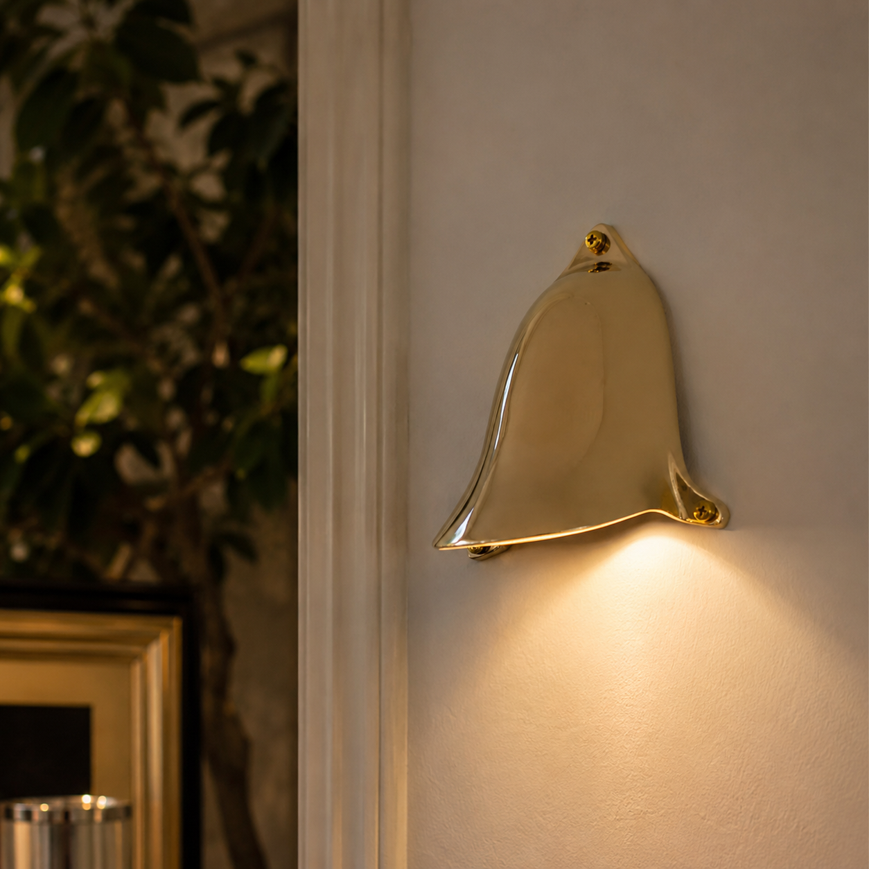 Brancaster Solid Brass Wall Light Motorboat Ventilator Cover