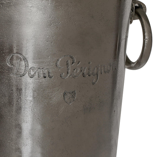 Dom Perignon ~ Solid Cast Engraved Champagne Large Standing Ice Bucket | Wine Cooler Bath