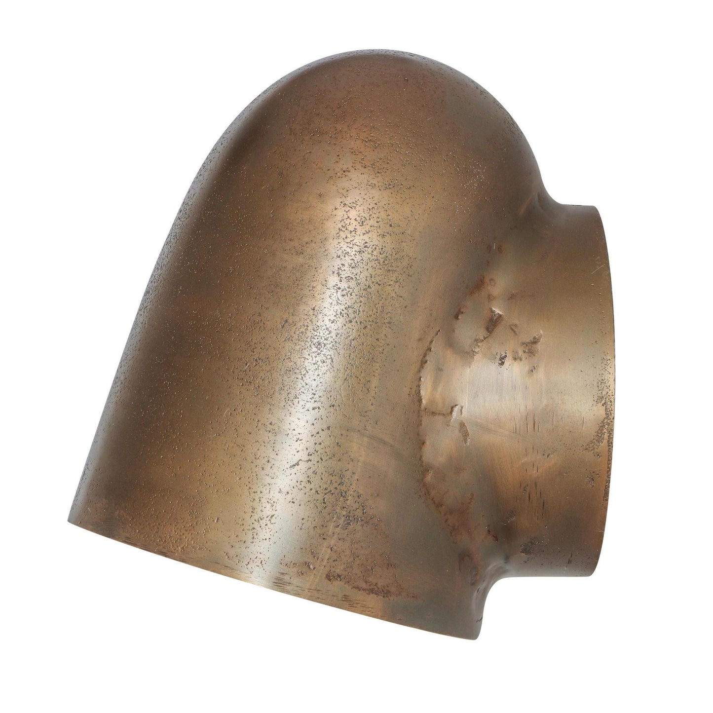 Hopton - Anitque Brass Mast Down Light Solid Cast Wall Sconce