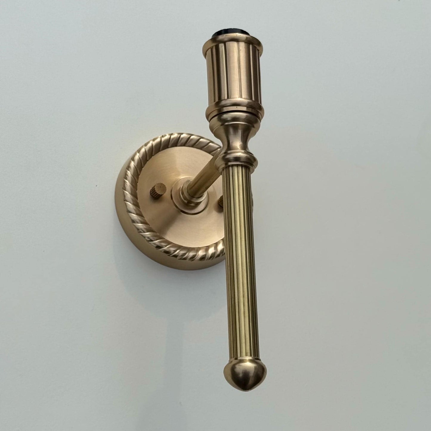 Antique Brass Wall Sconce Industrial Vintage Light | Dining Room