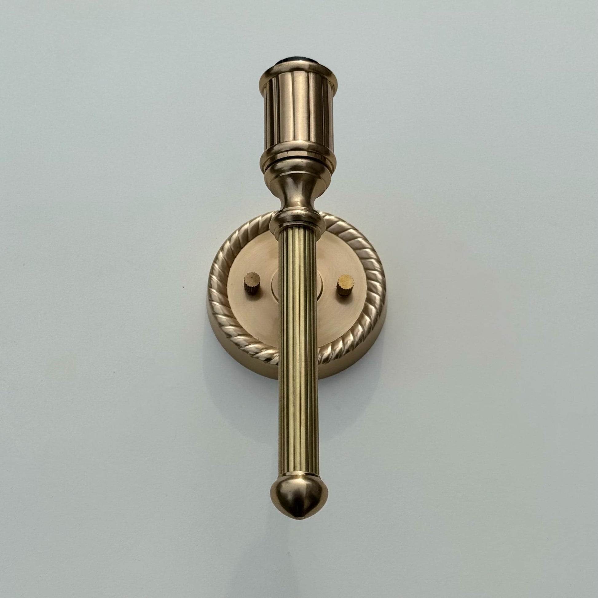 Antique Brass Wall Sconce Industrial Vintage Light | Dining Room