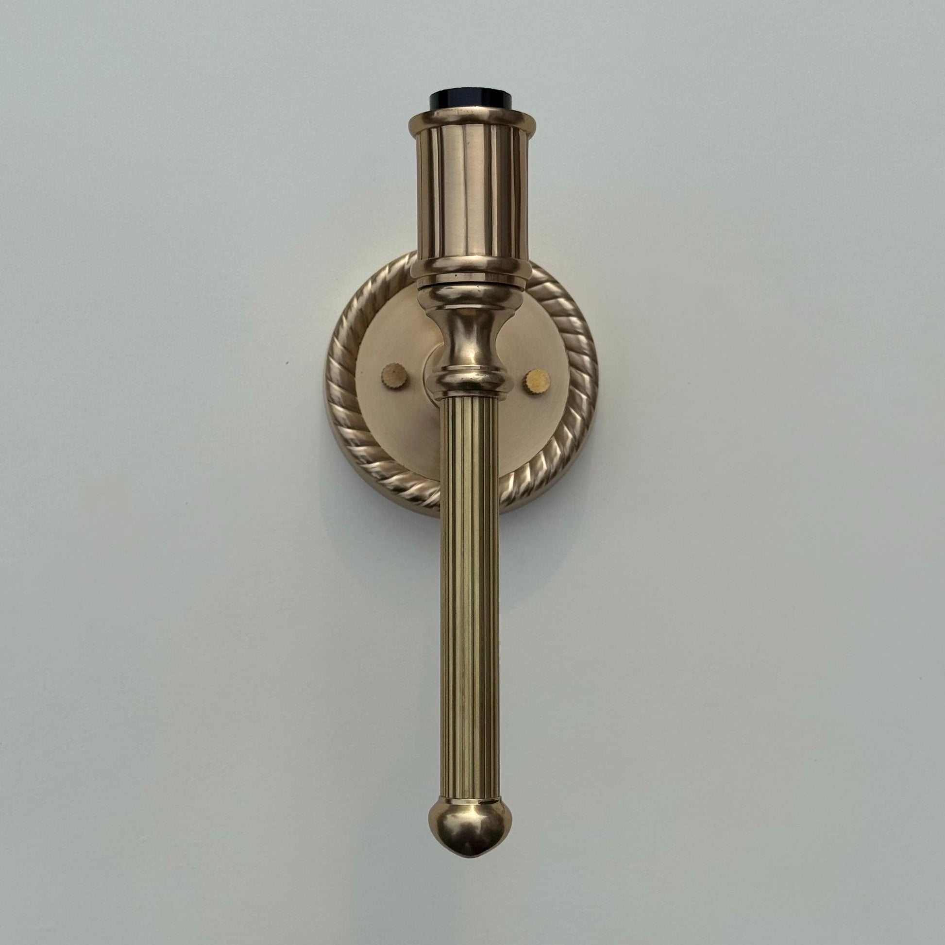 Antique Brass Wall Sconce Industrial Vintage Light | Dining Room