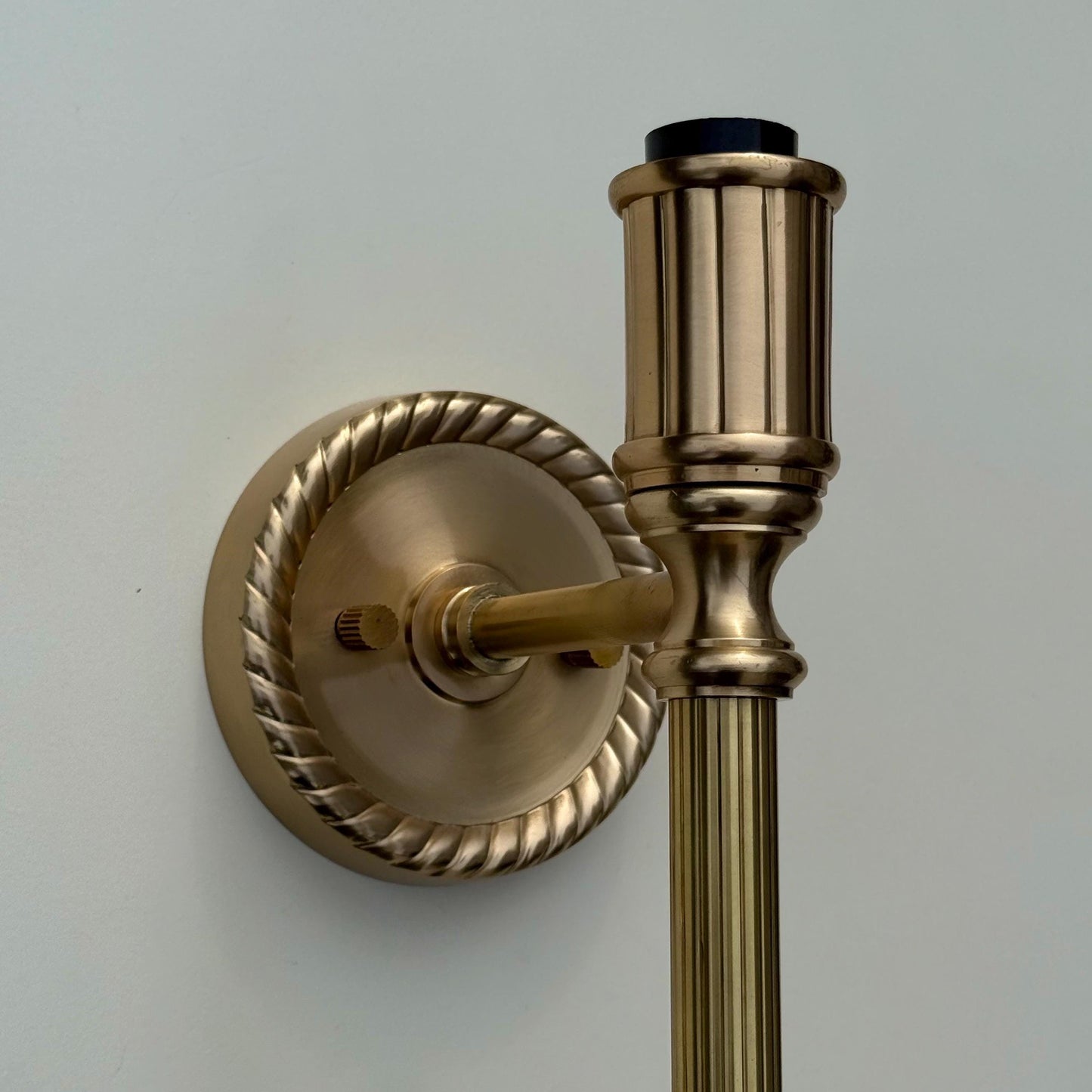 Antique Brass Wall Sconce Industrial Vintage Light | Dining Room