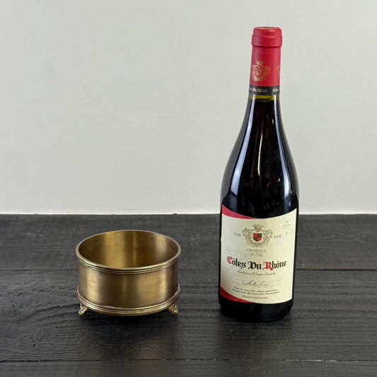 Luxury Vintage Antique Brass Wine Holder Ornante Bottle Stand Barware