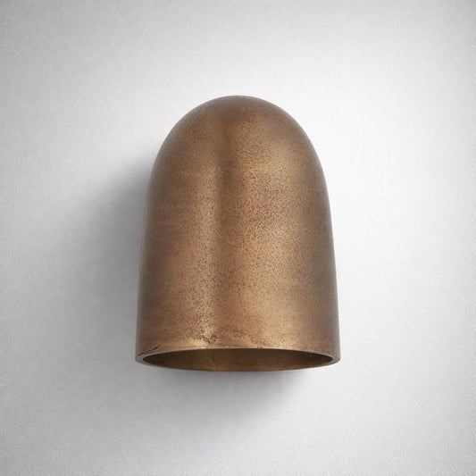 Hopton - Anitque Brass Mast Down Light Solid Cast Wall Sconce
