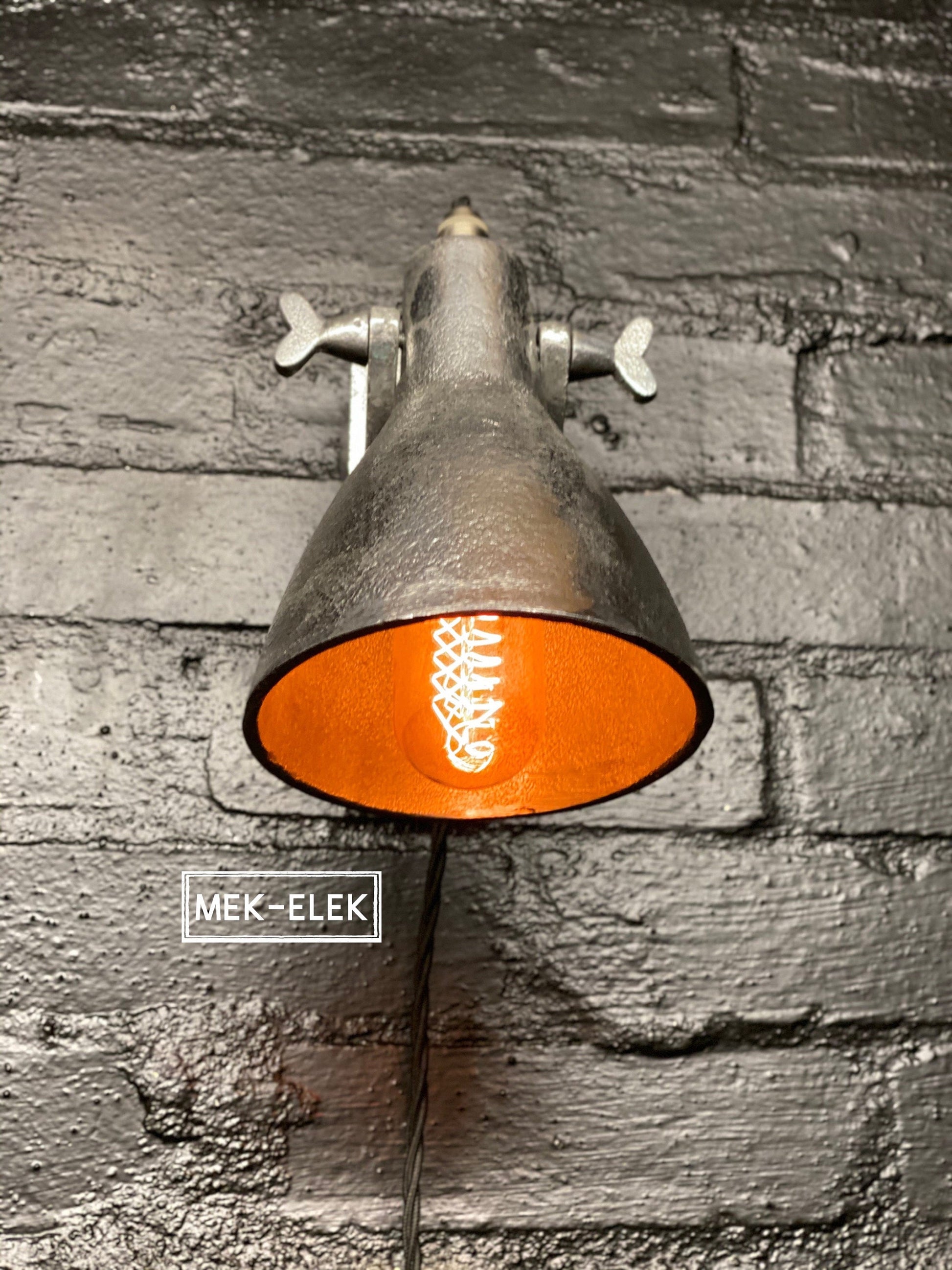 Industrial Wall Light | Bedroom Reading Table | Kitchen Table | Vintage