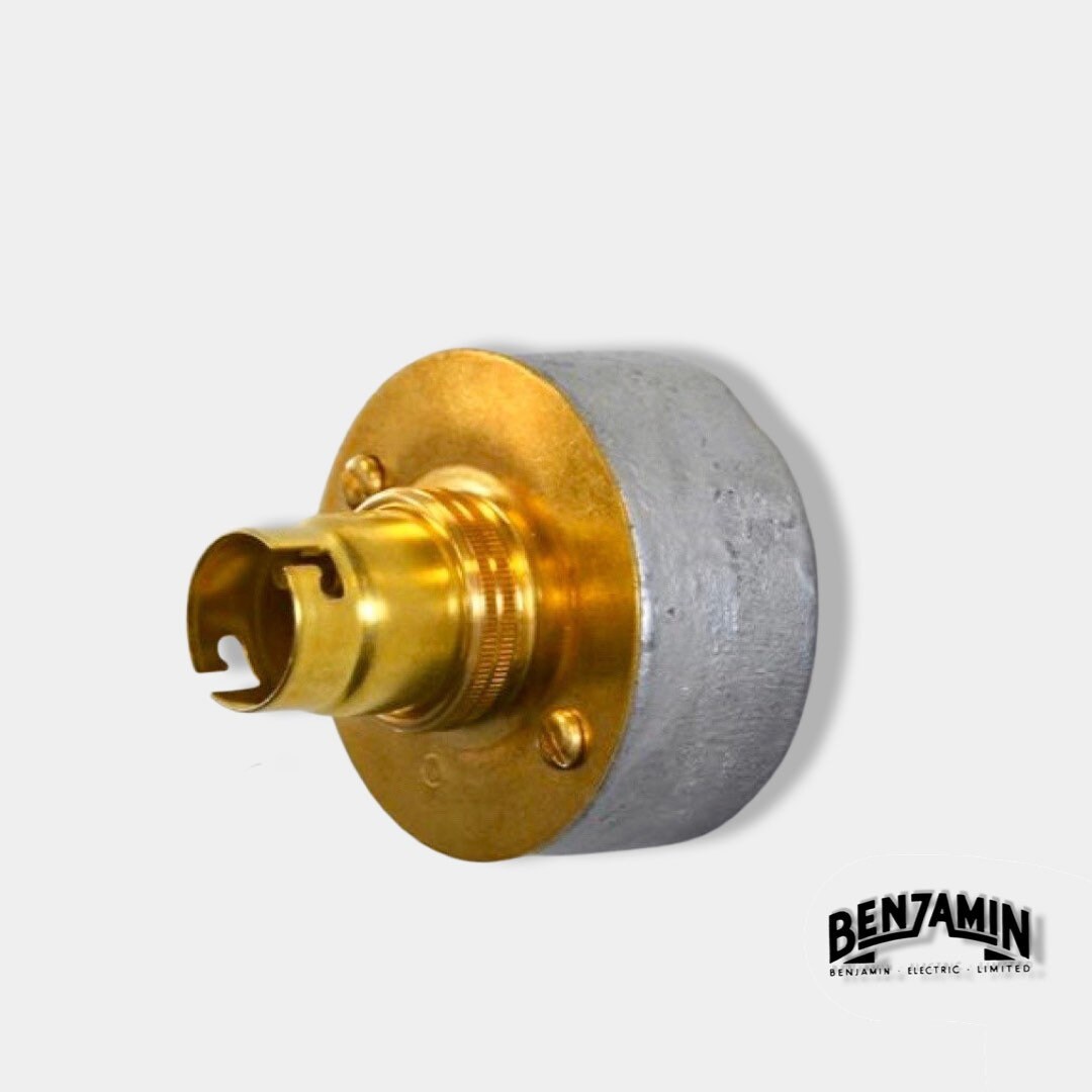 Briston Brass Single Industrial Bakelite Wall Fitting Ceiling Bathroom Kitchen Light Vintage 1 x Edison Filament Bulb