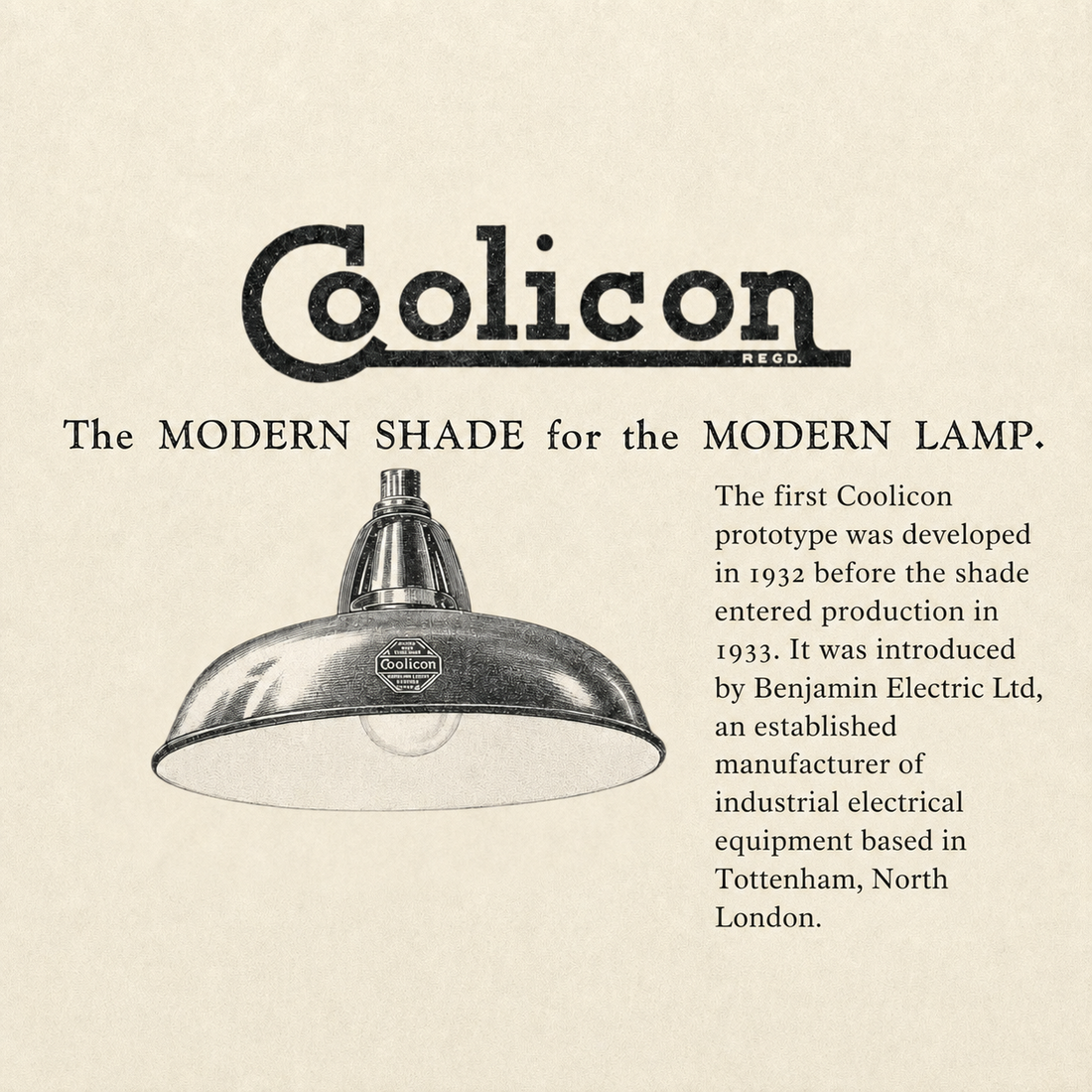 History of the Coolicon Lampshade | British Lighting Icon