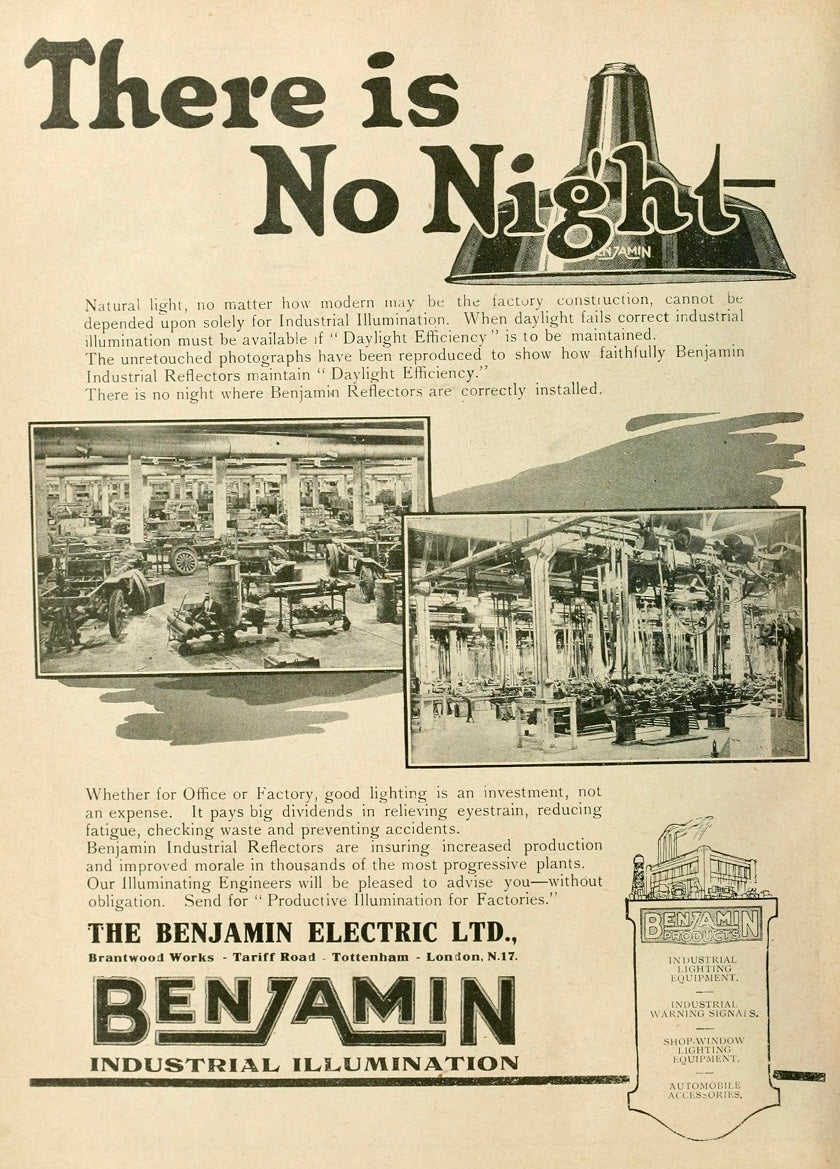 The History of Benjamin Electric: an Icon of Industrial Lighting