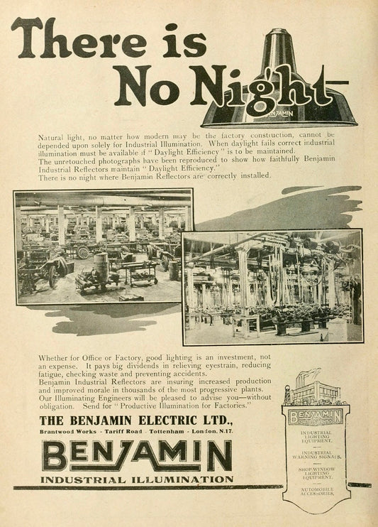 The History of Benjamin Electric: an Icon of Industrial Lighting