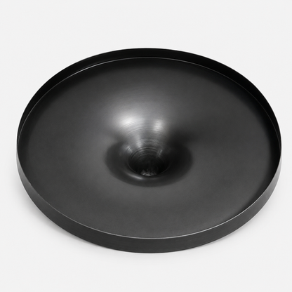 Beetley - Pewter Grey Solid Steel Lampshade | Shade Only