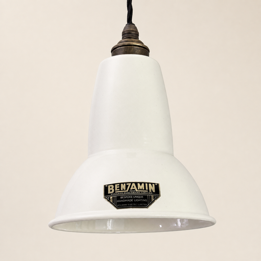 Alby ~ Linen White Shade Pendant Set Light ~ 6 Inch
