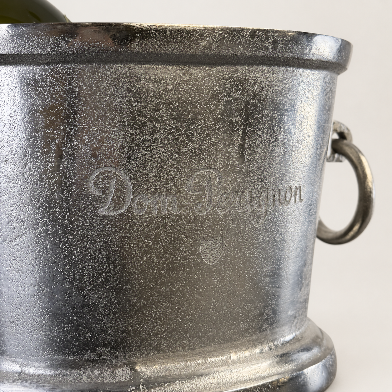Dom Perignon Solid Cast Engraved Champagne Ice Bucket