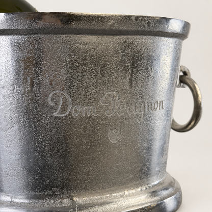 Dom Perignon Solid Cast Engraved Champagne Ice Bucket