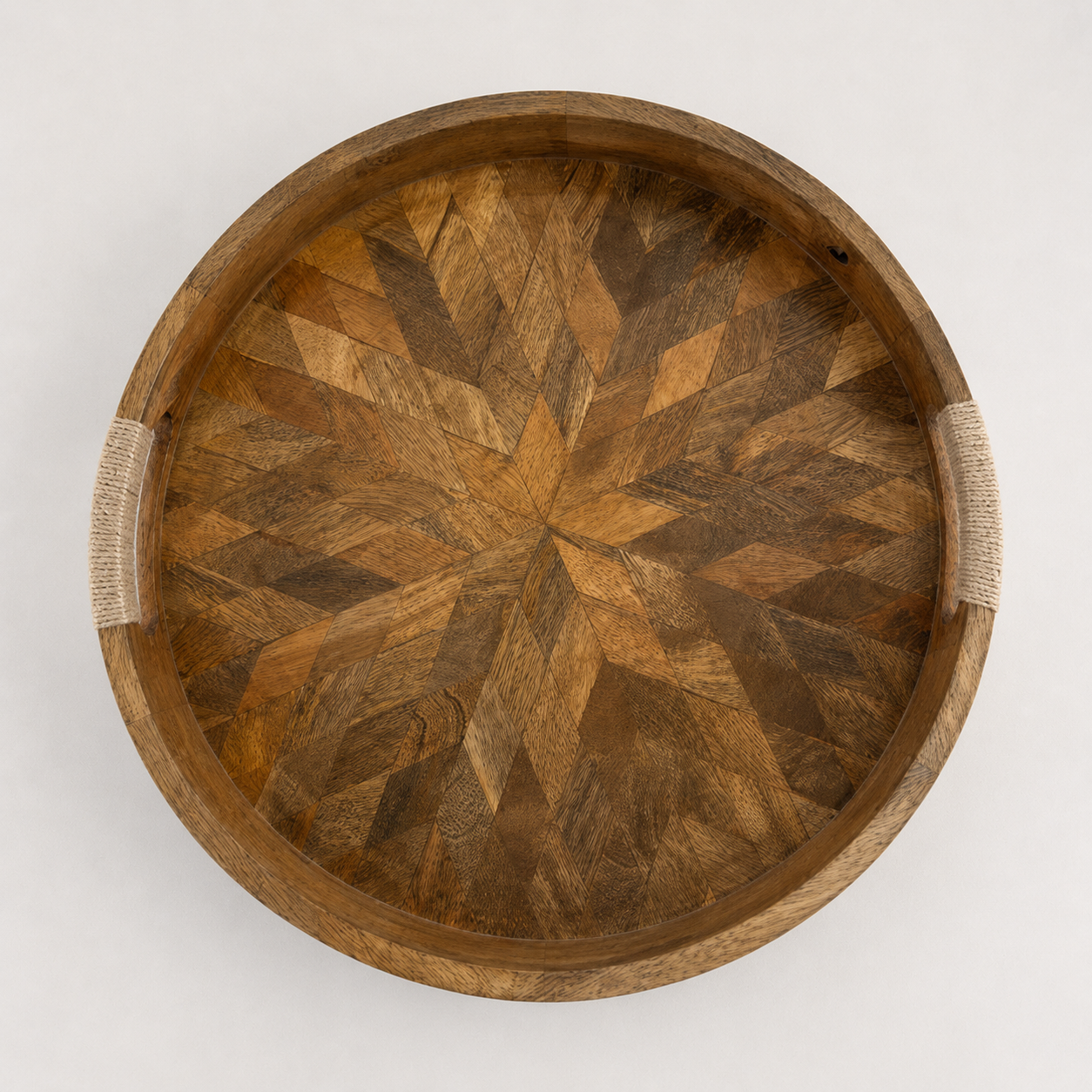 Moët & Chandon Large Round Wooden Champagne Serving Tray | 41cm