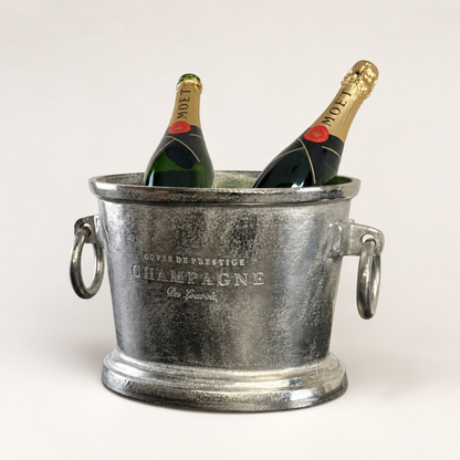 Great Gatsby Raw Cast Engraved Champagne Ice Bucket
