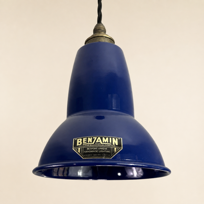Alby ~ Navy Blue Shade Pendant Set Light | Ceiling Dining Room