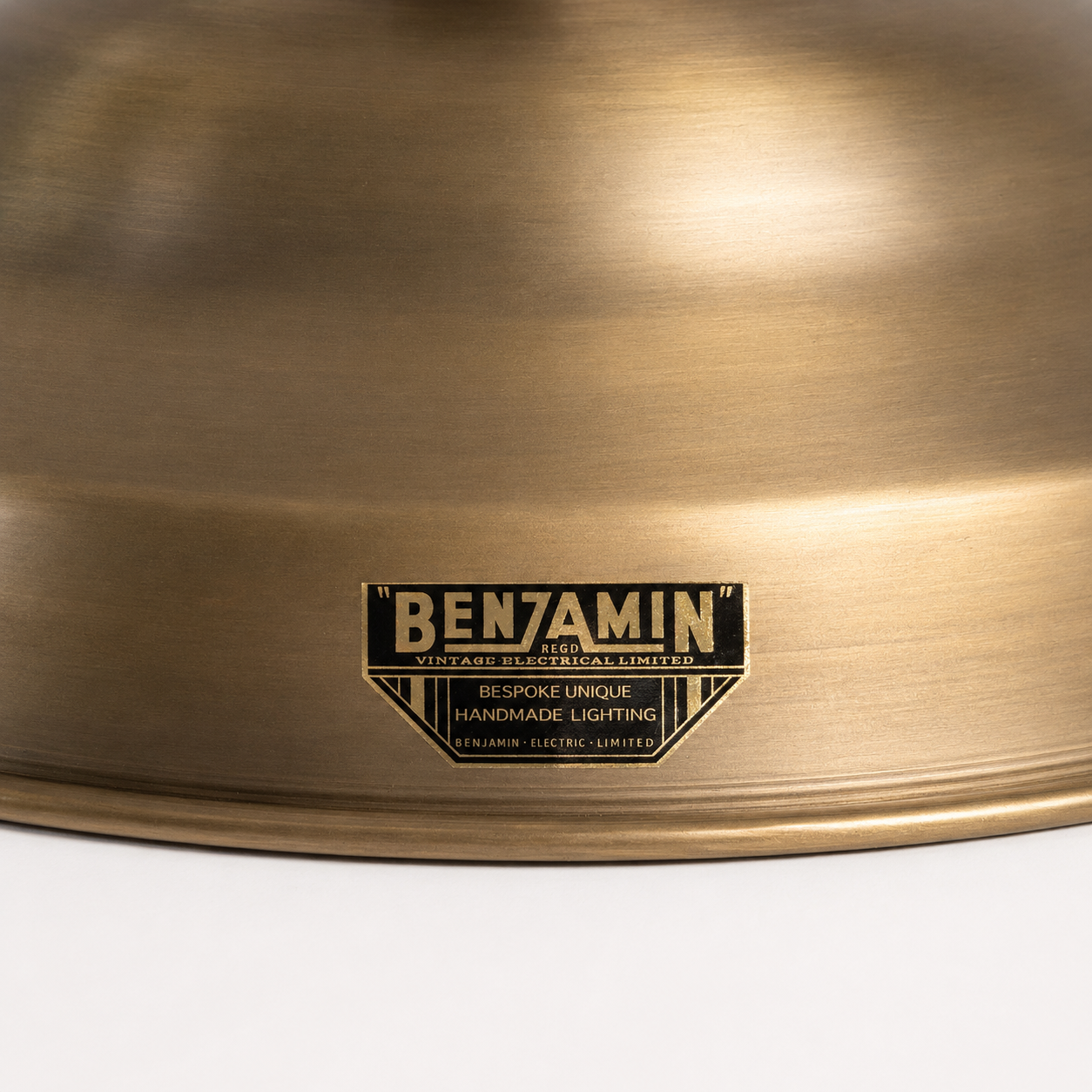 Bawsey Antique Brass Lampshade Pendant Light - 16 Inch