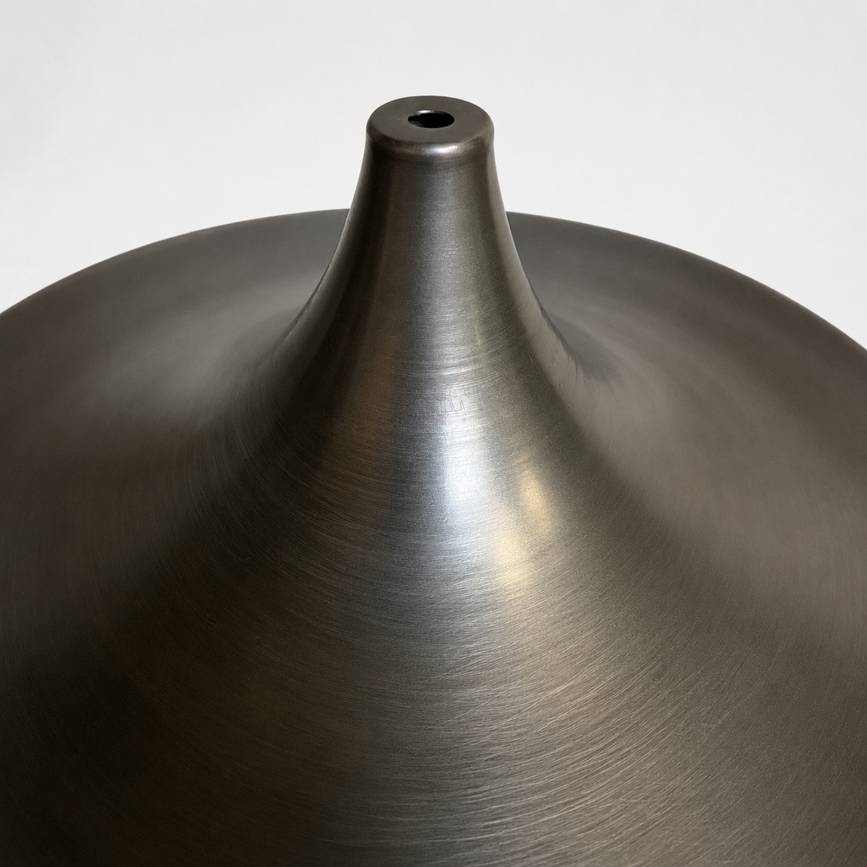 Beetley - Pewter Grey Solid Steel Lampshade | Shade Only