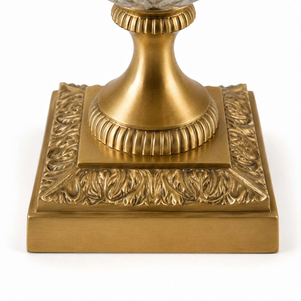 Solid Brass & Glass Table Lamp Vintage Style | Bedroom | Bedside Reading Light