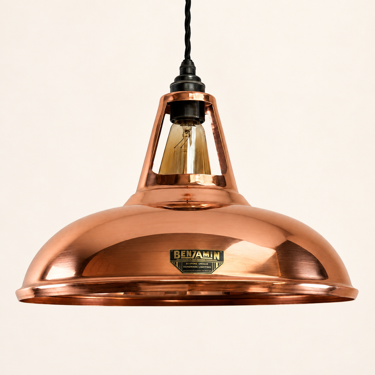 Cawston XL Handspun Solid Copper Coolicon Pendant - 14 Inch | Factory Second