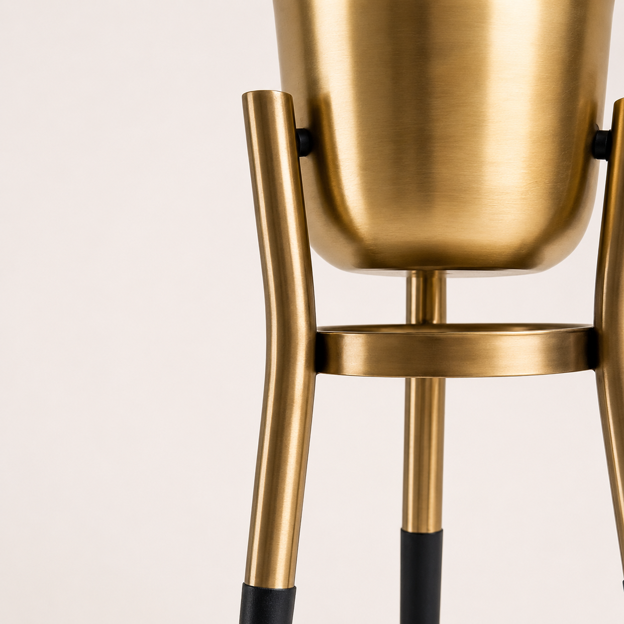 Rocket Antique Brass Tabletop & Floor Standing Champagne Cooler