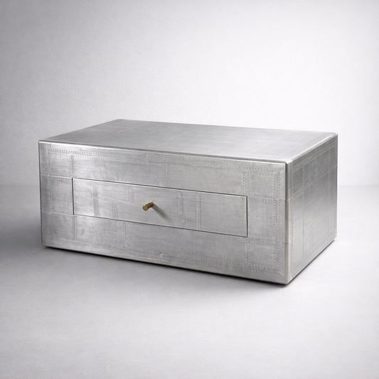 Blackhawk - Aluminium Aviation Storage Chest | Riveted Industrial Design