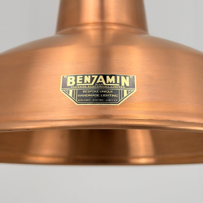 Filby ~ 3 x Antique Copper Design Pendant Set Track Light - 91cm