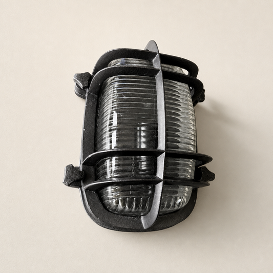 Industrial Caged Wall Light