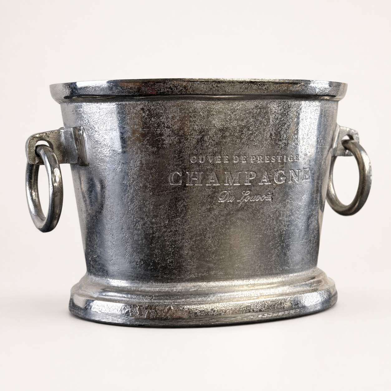 Great Gatsby Raw Cast Engraved Champagne Ice Bucket