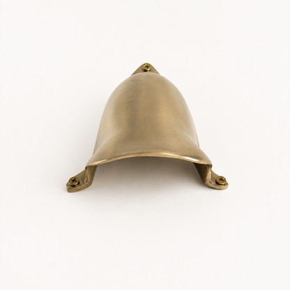 Raw Brass Motorboat Ventilator Cover | Indoor Wall Light