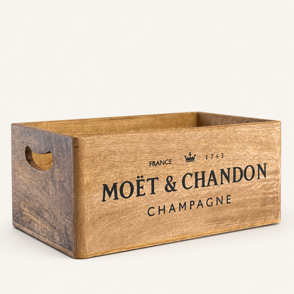Moët & Chandon Inspired Wooden Champagne Storage Crates
