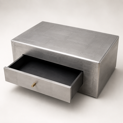 Blackhawk - Aluminium Aviation Storage Chest | Riveted Industrial Design