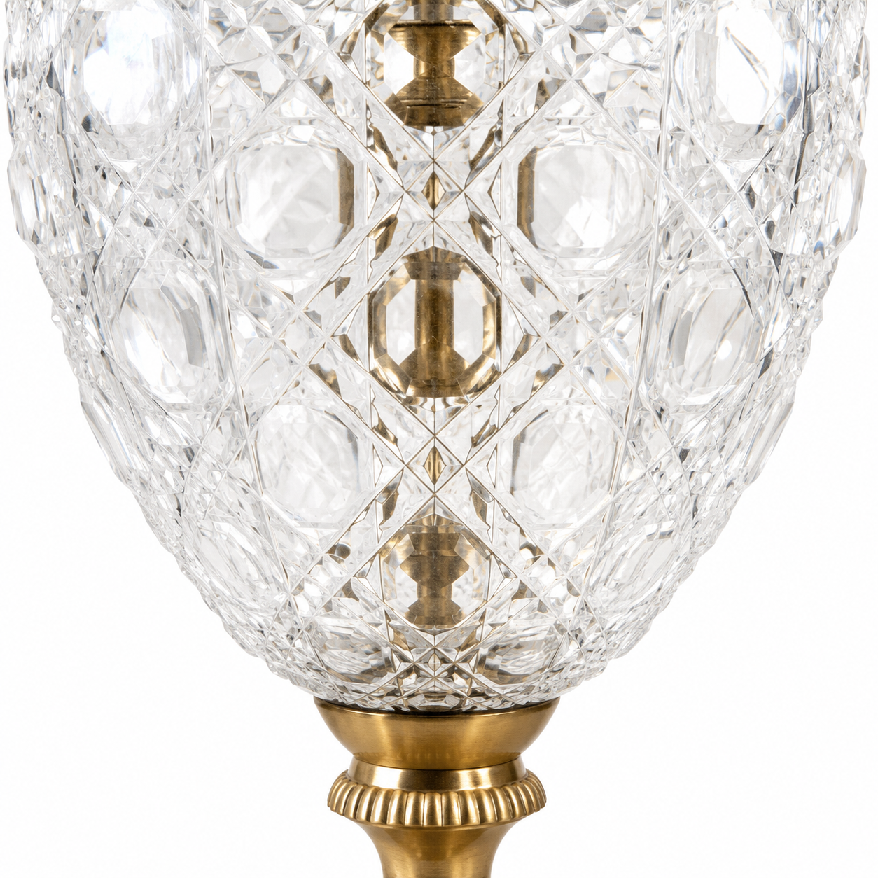 Solid Brass & Glass Table Lamp Vintage Style | Bedroom | Bedside Reading Light
