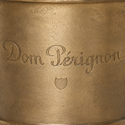 Dom Perignon Antique Brass Engraved Champagne Ice Bucket