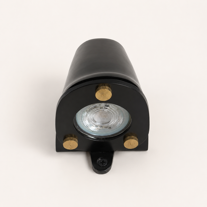 Holt - Matt Black Mast Down Wall Light - IP54 Outdoor & Bathroom