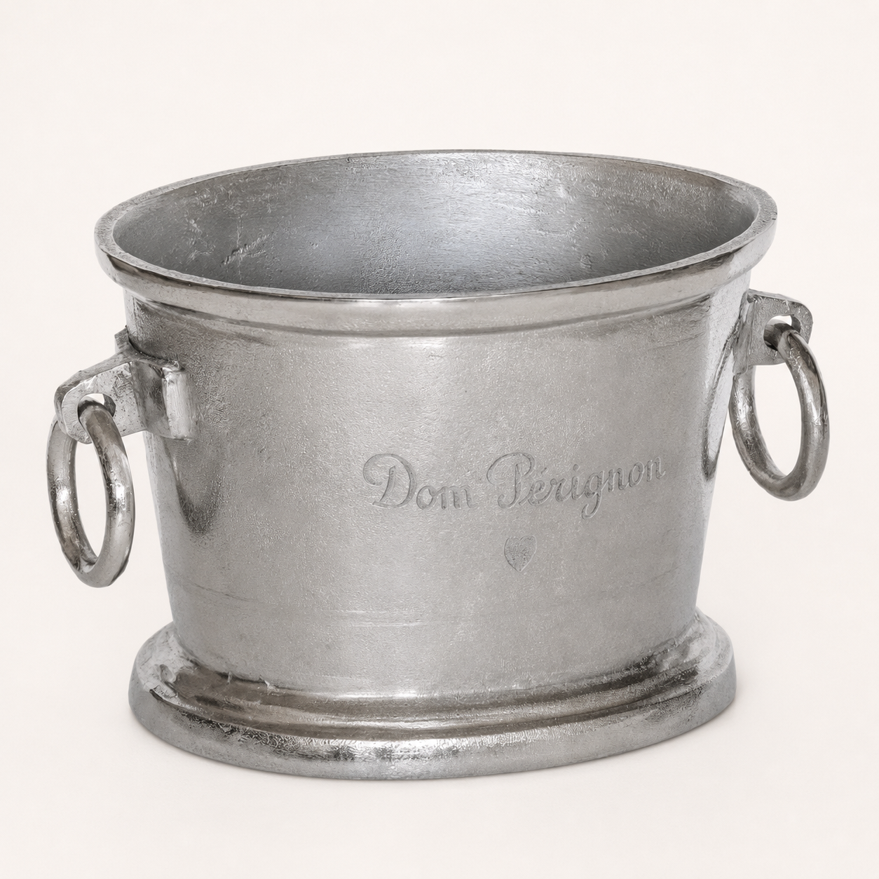 Dom Perignon Solid Cast Engraved Champagne Ice Bucket