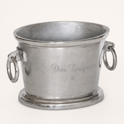 Dom Perignon Solid Cast Engraved Champagne Ice Bucket