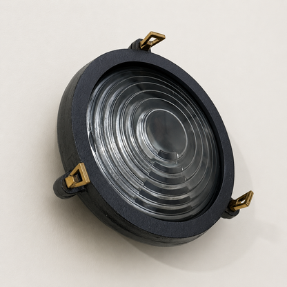 Wroxham - Pewter Round Bulkhead Wall & Ceiling Light - 9 Inch