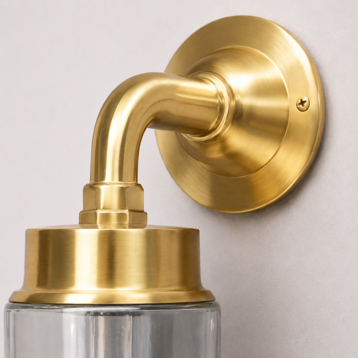 Paston - Solid Brass Wall Light Outdoor & Bathroom Sconce - 11.5 Inch