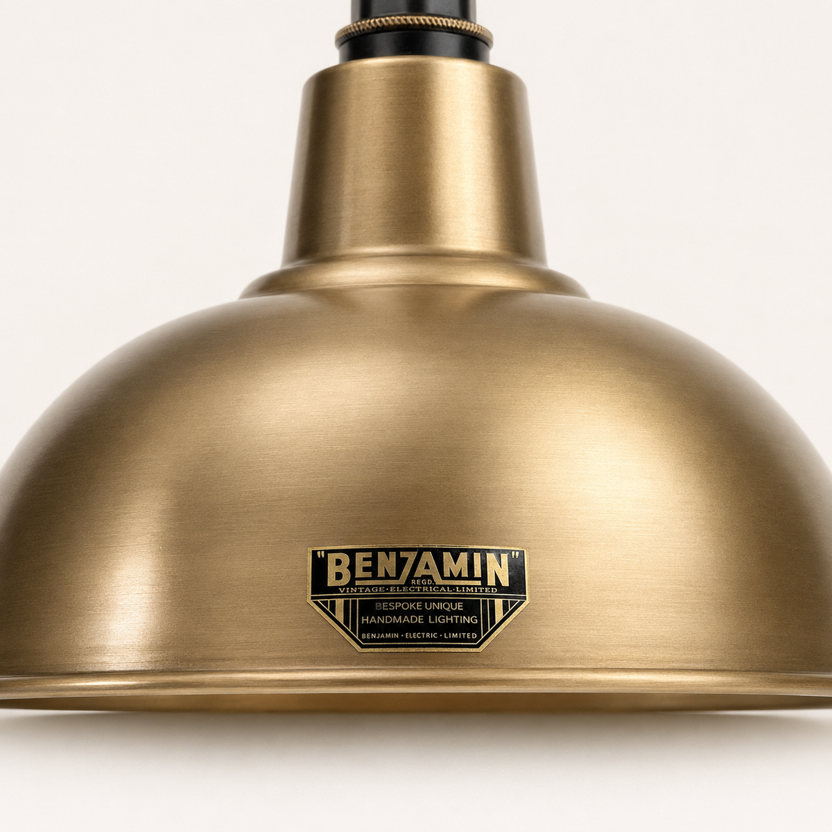 Salthouse Antique Brass Dome Shade Pendant Light - 10 Inch