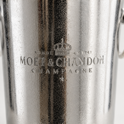 Moët & Chandon Floor Standing Champagne Ice Bucket | Raw Cast Aluminium Wine Cooler