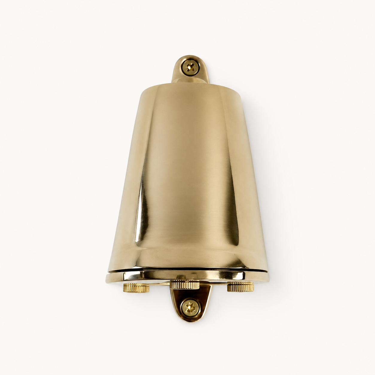 Holt - Solid Brass Mast Down Wall Light - IP54 Outdoor & Bathroom