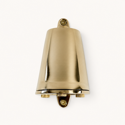 Holt - Solid Brass Mast Down Wall Light - IP54 Outdoor & Bathroom