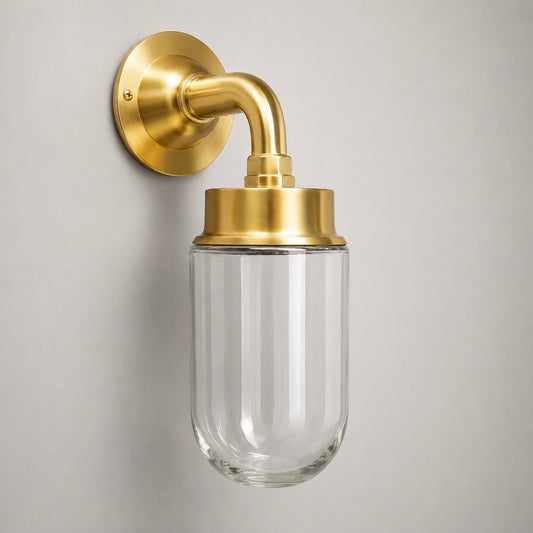 Paston - Solid Brass Wall Light Outdoor & Bathroom Sconce - 11.5 Inch