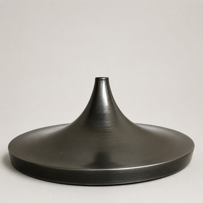 Beetley - Pewter Grey Solid Steel Lampshade | Shade Only