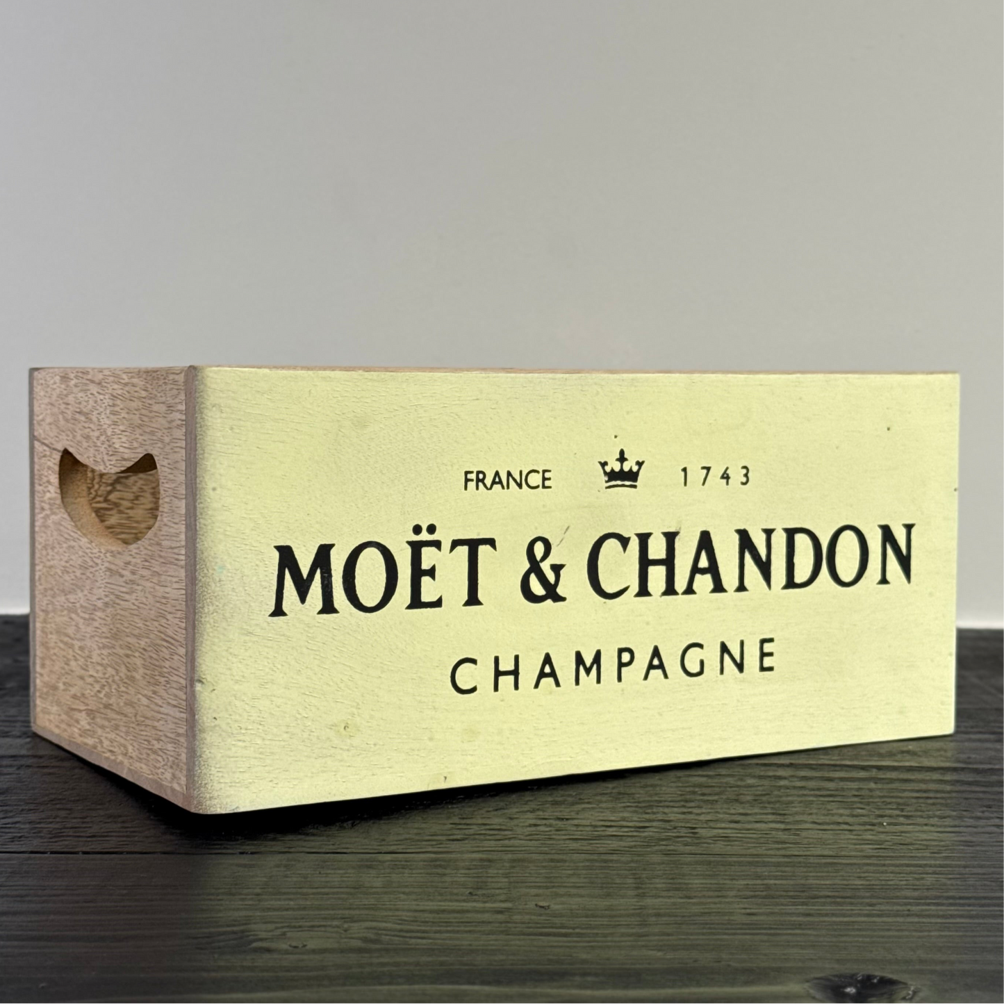 Storage Boxes Moët & Chandon Champagne Crates Chic Finish