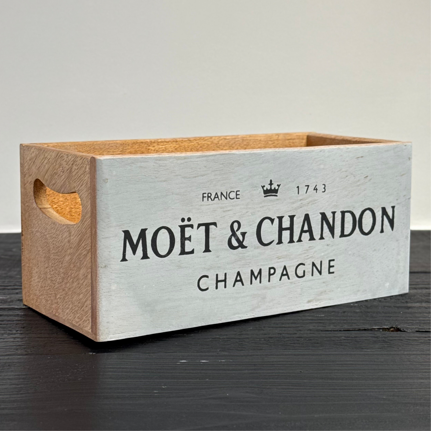 Storage Boxes Moët & Chandon Champagne Crates Chic Finish